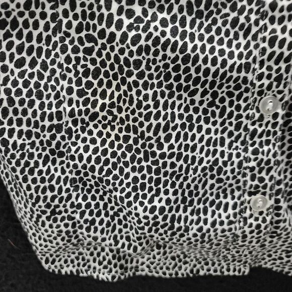 212 Collection Womens Button Up BLouse Multicolor Size XL Cotton Blend Stretch - Picture 12 of 12